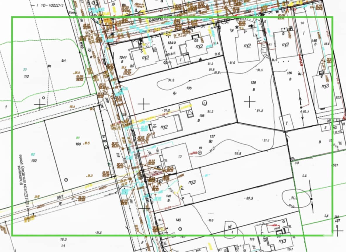 Mapa geodezyjna do warunków zabudowy